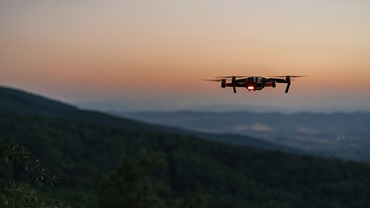drone flying