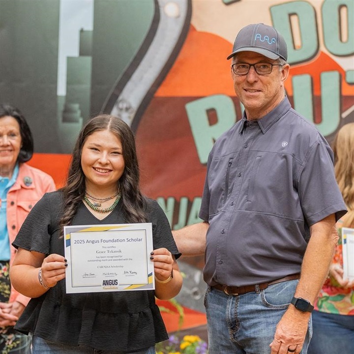 Scholarship award winners were recognized at the 2025 NJAS in Oklahoma City, Oklahoma.