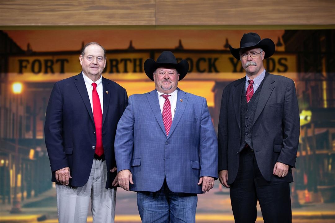 Newly elected board leadership for the American Angus Association.