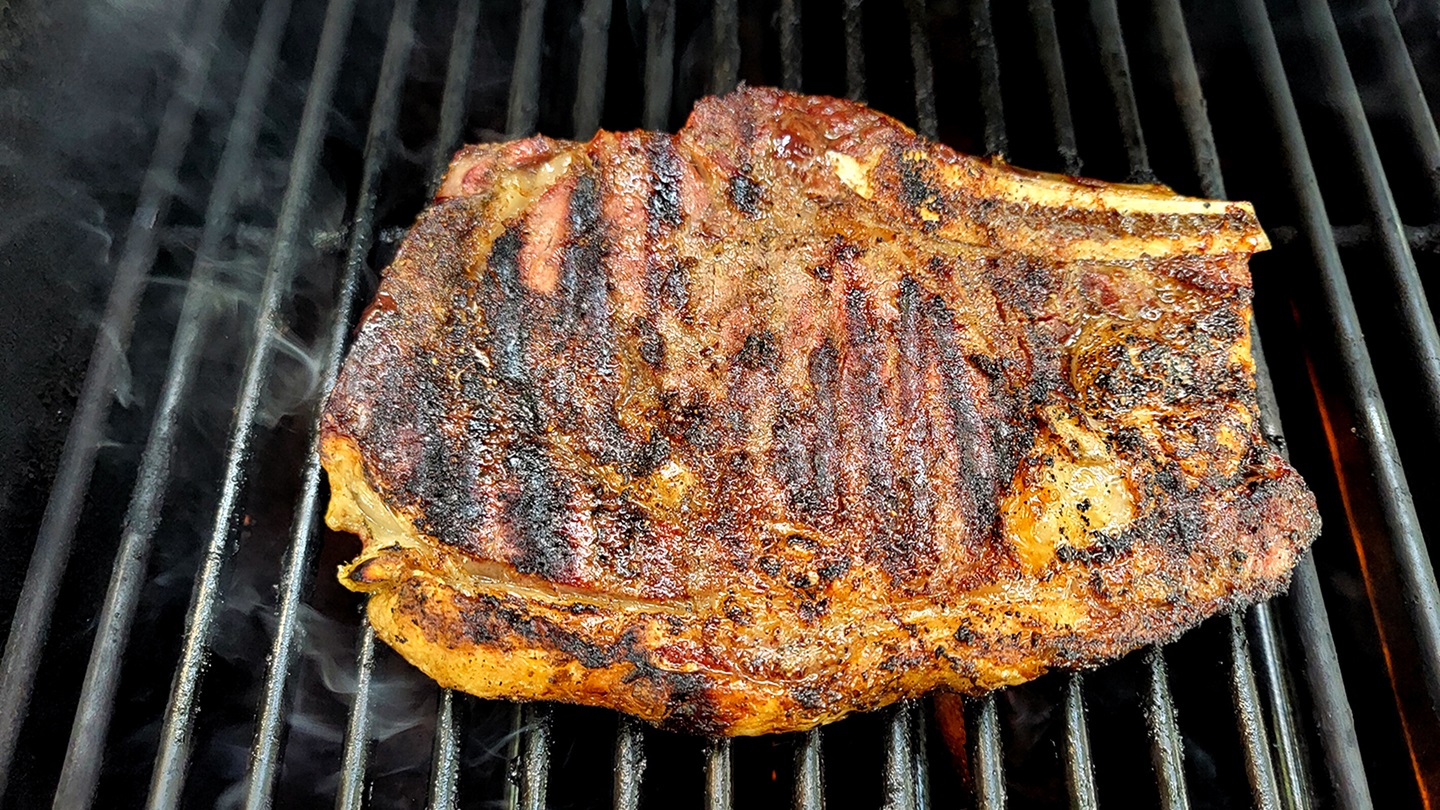 Steak on a drill