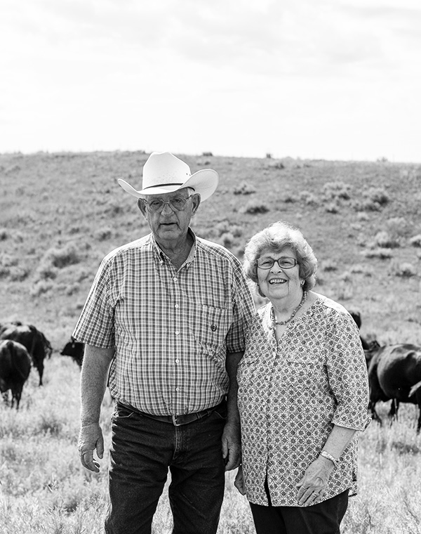 Dave and Yvonne Hinman were inducted into the Angus Heritage Foundation in 2024.