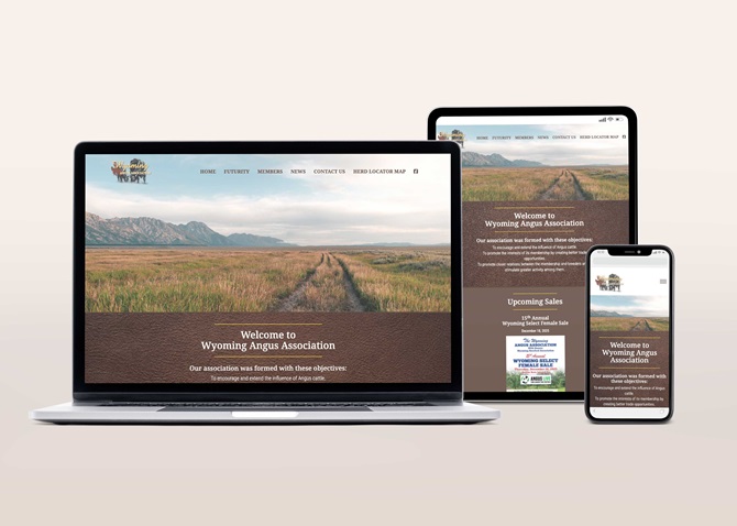 WY Angus Website Designed by Angus Media