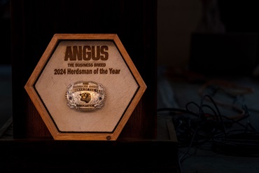 Angus Herdsman of the Year award buckle