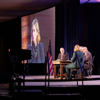 The American Angus Association board of directors and other Association staff presents at Annual Convention.