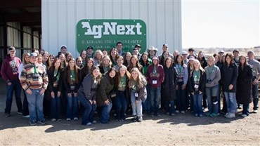 Group participants at AgNext facility in Colorado Springs as part of Raising the Bar conference in 2024.