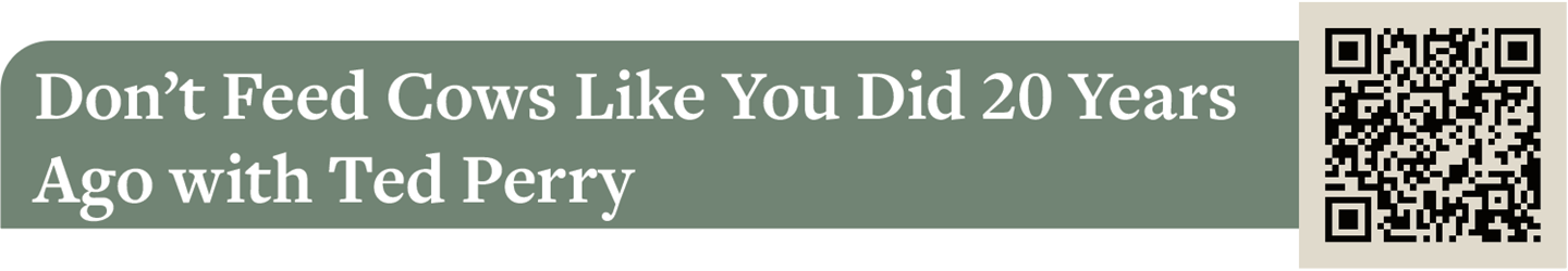 Don’t Feed Cows Like You Did 20 Years Ago with Ted Perry