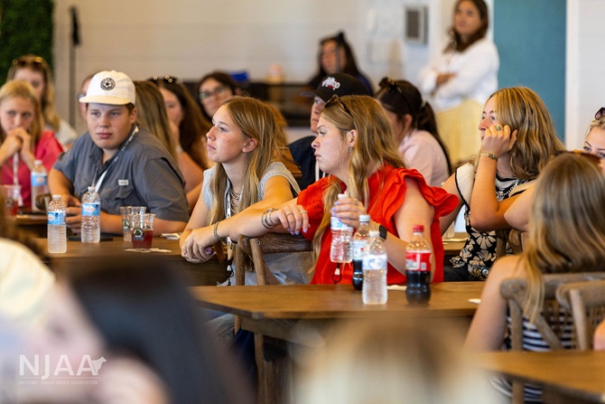 Participants engaged during a workshop presentation.