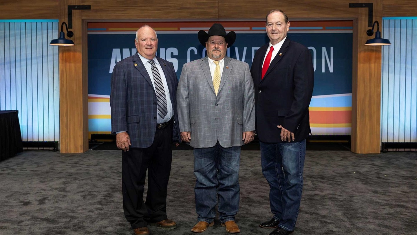 President Barry Pollard, Vice President Jonathon Perry and Treasurer Jim Brinkley