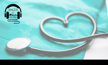 Veterinary equipment on table.