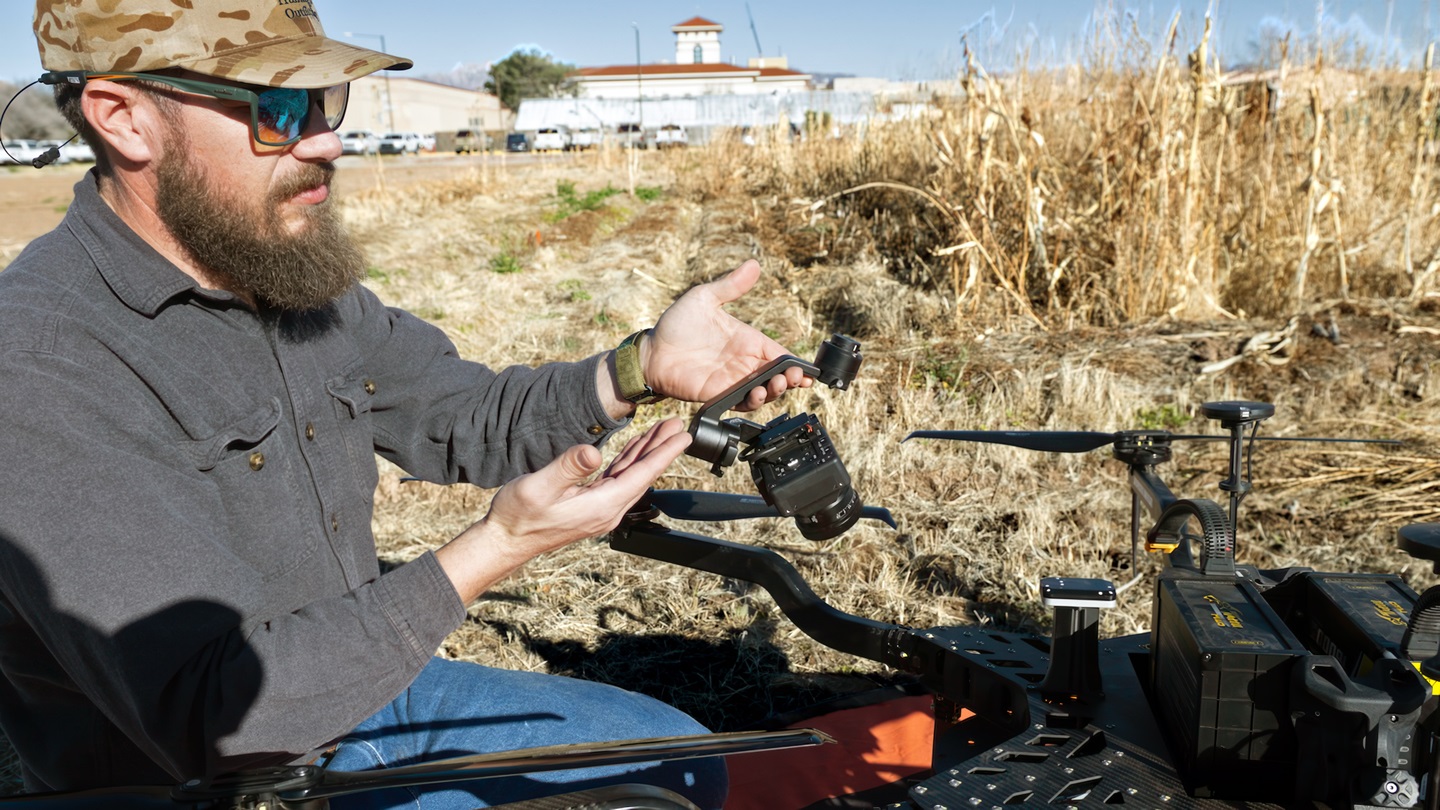 operating a drone