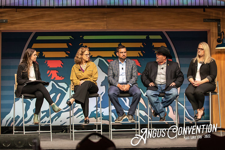 Panel at 2022 Angus Convention in Salt Lake City, Utah.