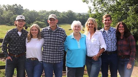 Whitaker family pictured from left are Dalton Funderburke and Ramey, Shane, Annette, Susan, Cody and Michaela Whitaker.