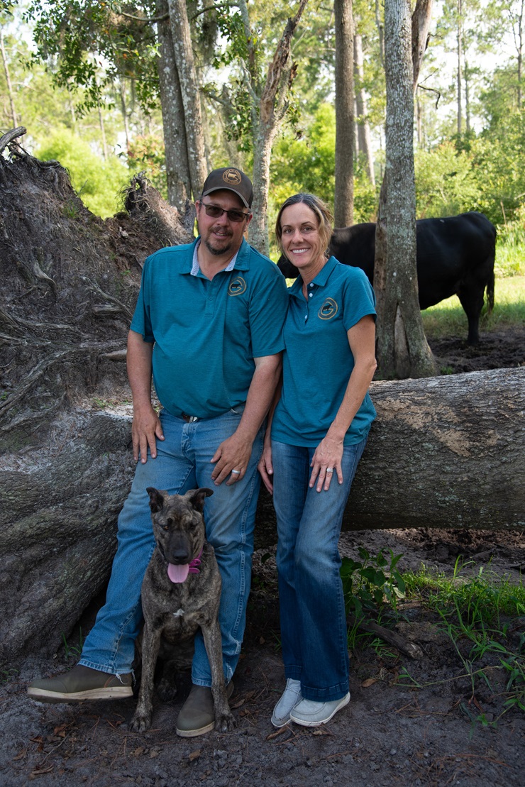 Jason and Sandy Johns with Paisley 13