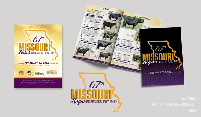 Missouri Angus Futurity Integrated Marketing Materials Designed by Angus Media