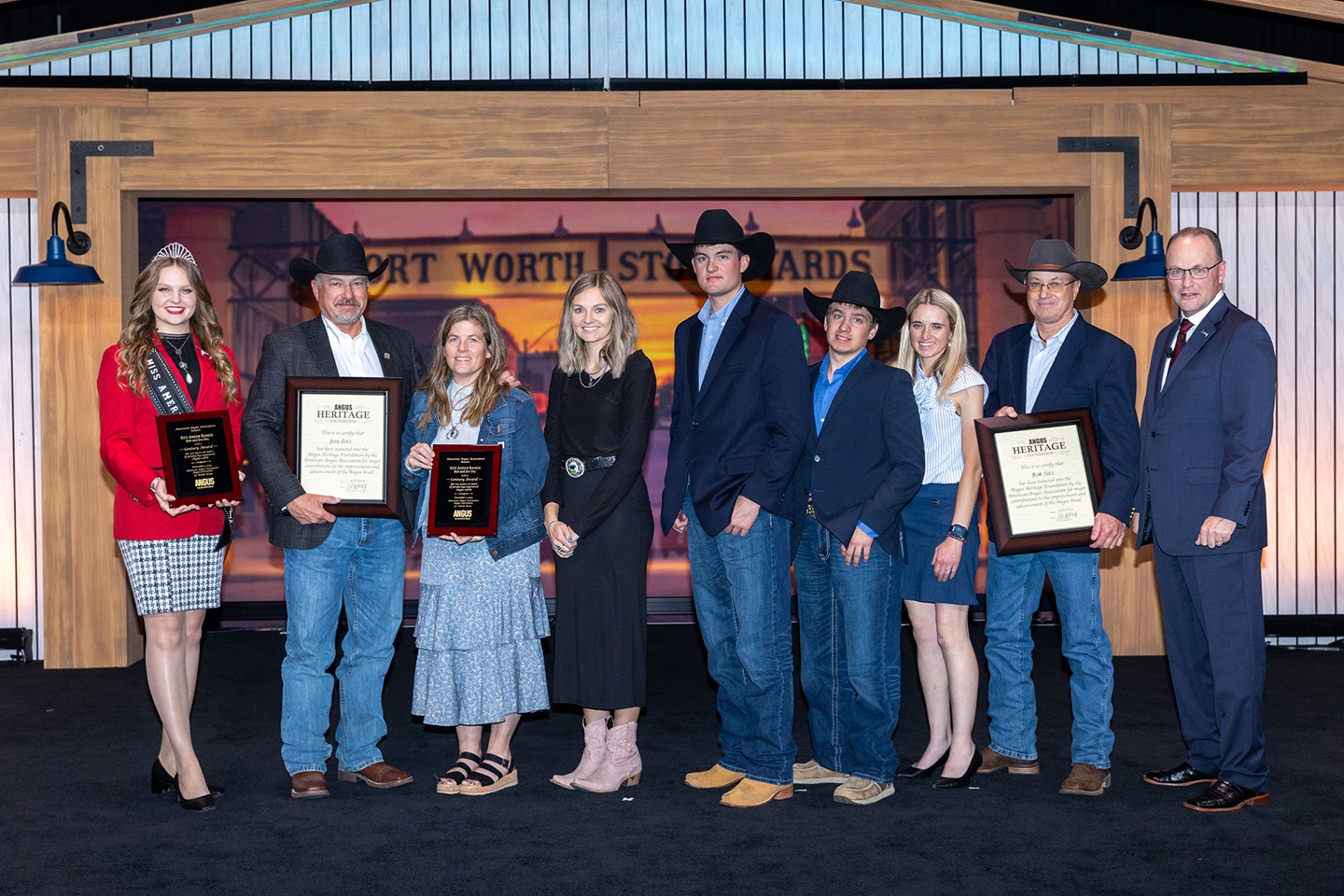 Bob and Jim Sitz, Harrison and Dillon, Montana, were inducted into the Angus Heritage Foundation at the 2024 Angus Convention in November.