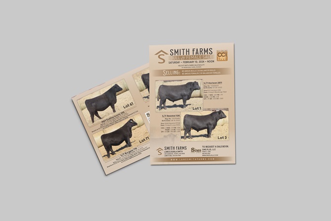 Smith Farms Postcard Designed by Angus Media