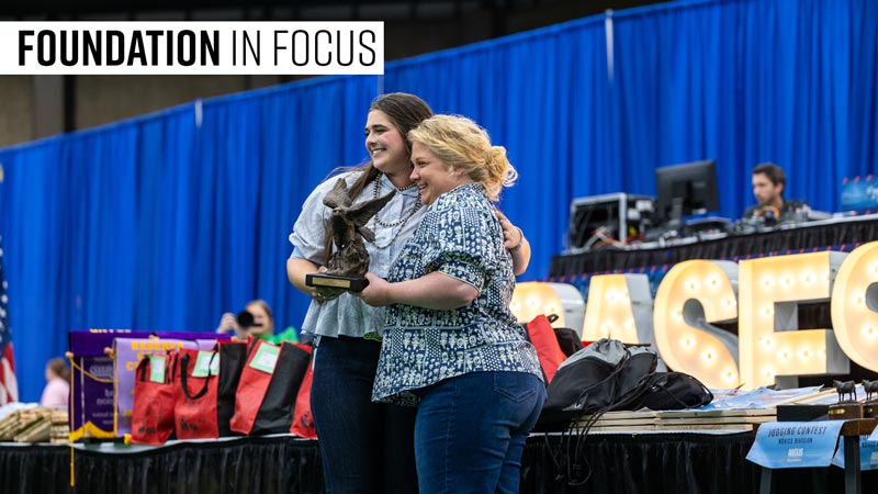 foundation in focus