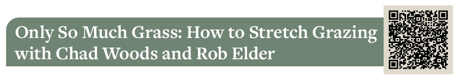 Only So Much Grass: How to Stretch Grazing with Chad Woods and Rob Elder