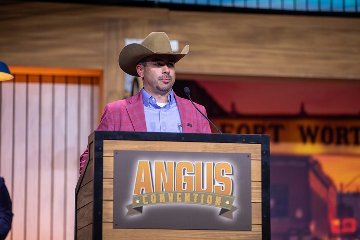 The 21 Millionth Registration from the American Angus Association Herd Book was auctioned off by Colonel Jordan Hunter and sold to STgeneticts for $19,000.00 at the 2024 Angus Convention.