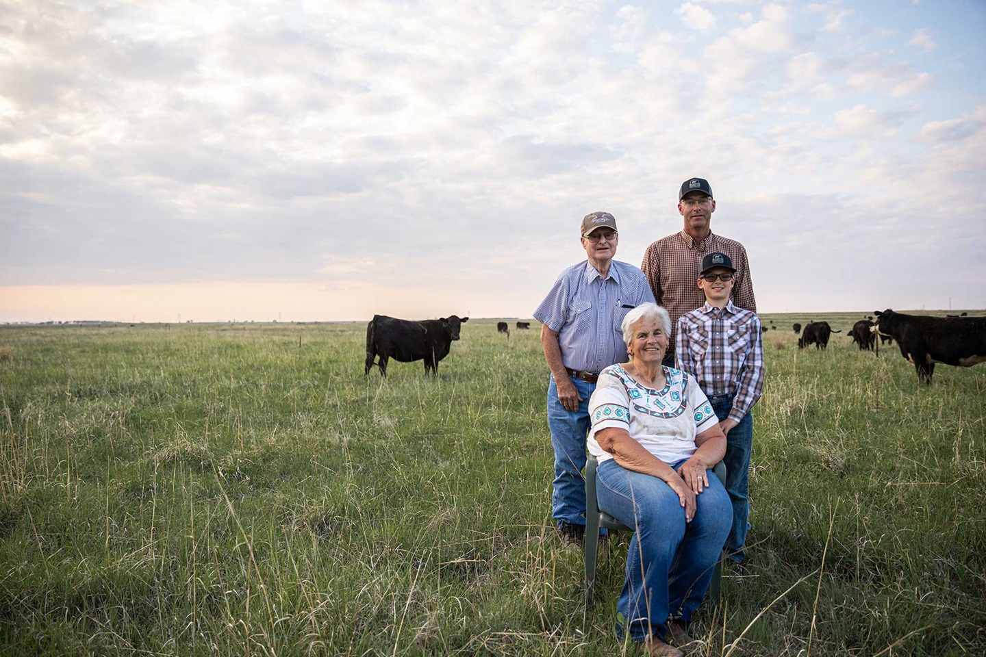 Roy, Troy, Rosemary and Zane Anderson