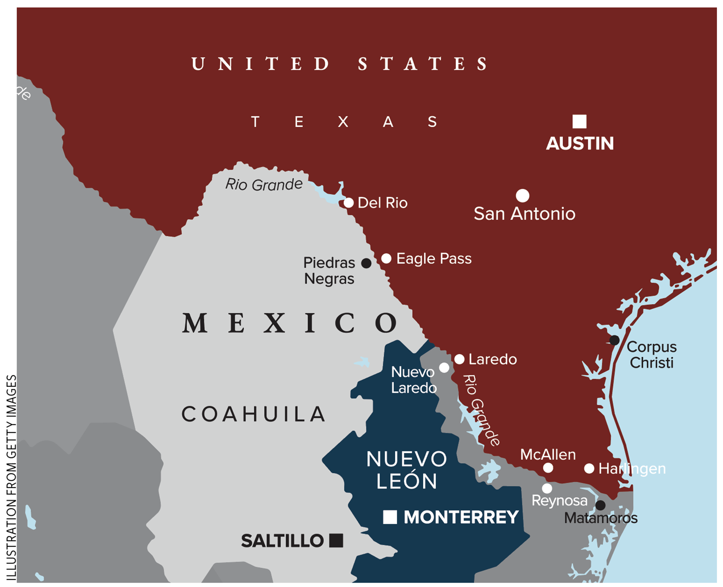 mexico-us-map