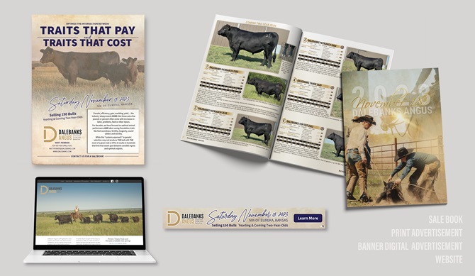 Dalebanks Integrated Marketing Materials Designed by Angus Media