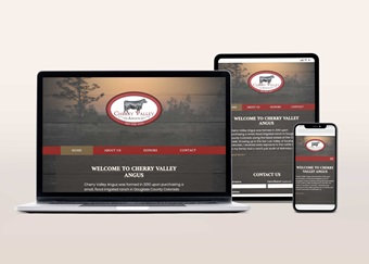 Cherry Valley Website Designed by Angus Media