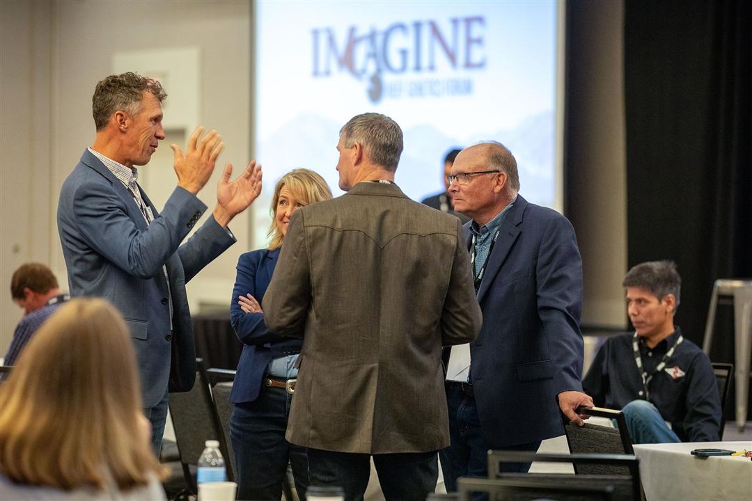 Attendees at the 2024 Imagine Conference connecting with one another and sharing ideas in Kansas City, Missouri.