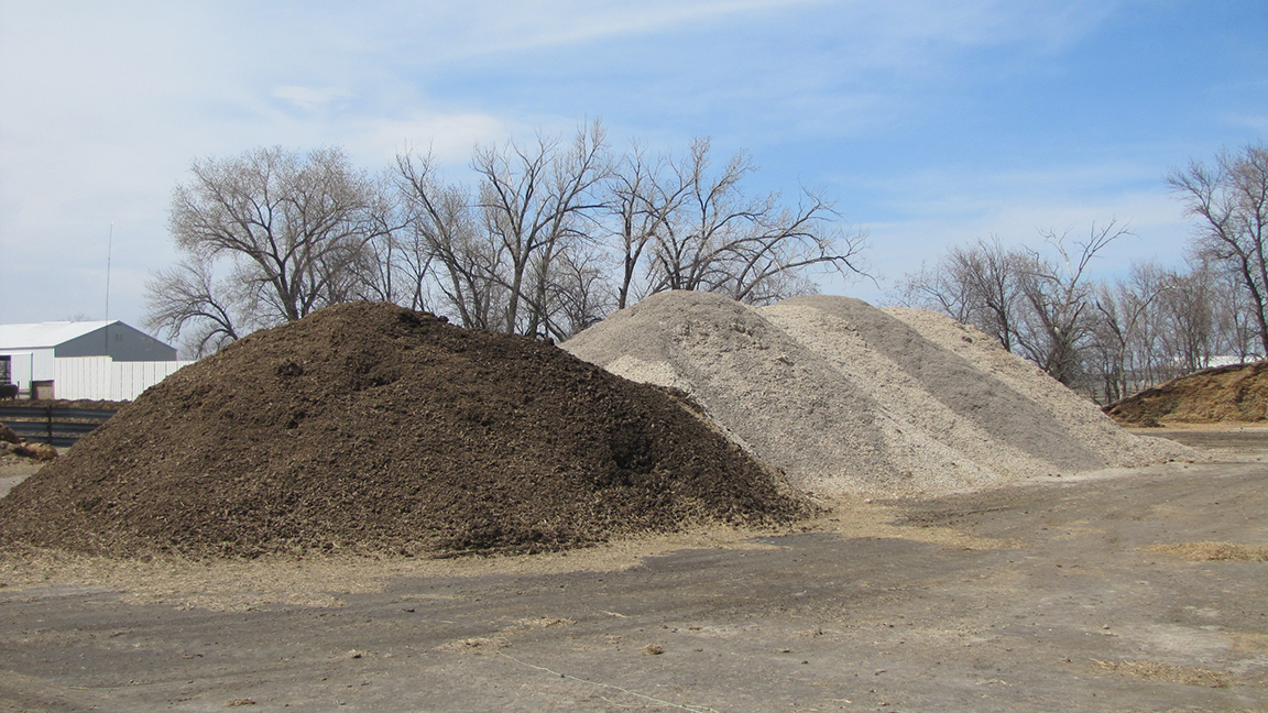 Wet feed byproducts can be used to increase intake of drier forage. 