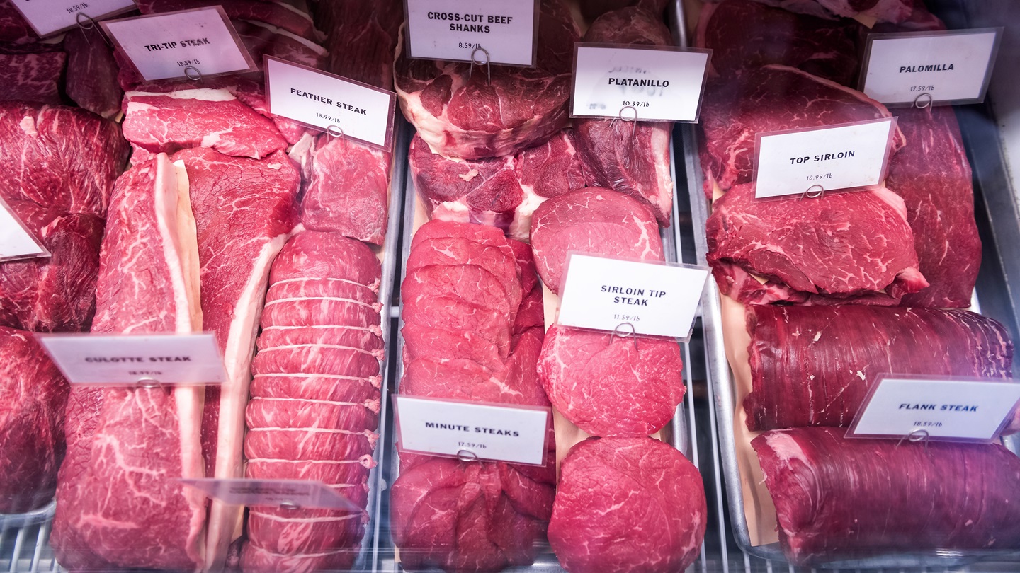 Meat display