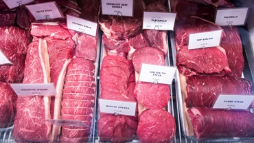 Meat display