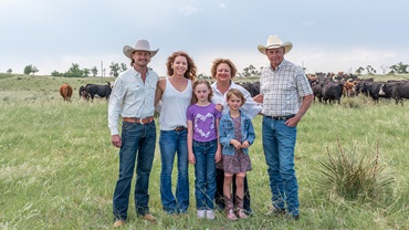 Wine Glass Ranch of Imperial, Neb., was named the national winner of the Environmental Stewardship Award Program Feb. 3 during CattleCon 2026. [Photo courtesy NCBA.]