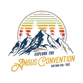 Logo for 2022 Angus Convention in Salt Lake City, Utah