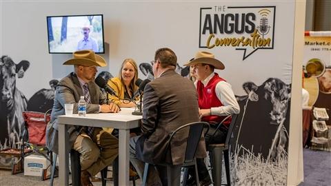 live recording of The Angus Conversation: An Angus Journal podcast