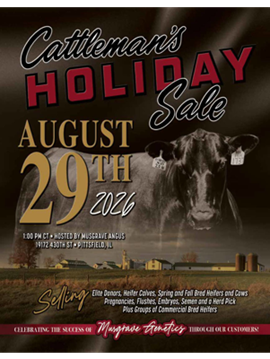 Cattlemen's Holiday August 29th Sale