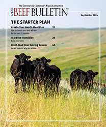 September 2024 cover with cattle in a field