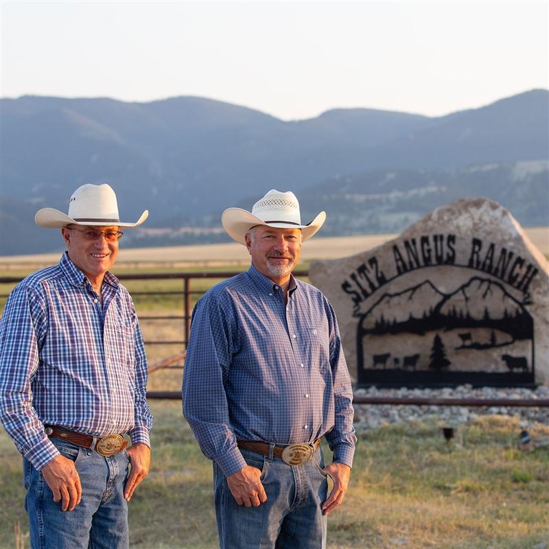 Bob and Jim Sitz were inducted into the Angus Heritage Foundation in 2024.
