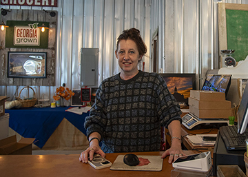 Manager of the farmers’ market in Nashville, Ga., Daphne Kincaid warned area residents that Hurricane Helene was going to be bad.