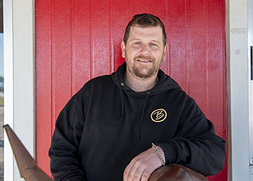 Brooks Steakhouse owner Justen Mathis likes sourcing beef from local cattle producers like Parrish Akins.
