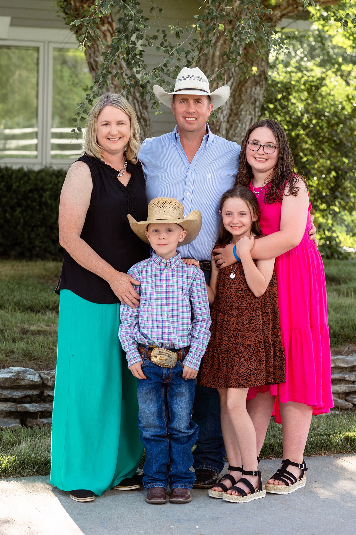 Melody, John, Drew, Aubree & Molly McCurry