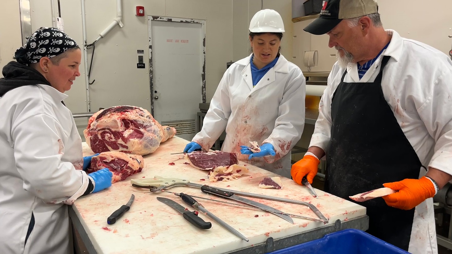 Meat cutting