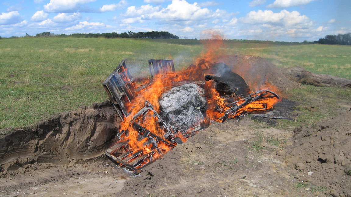 burning