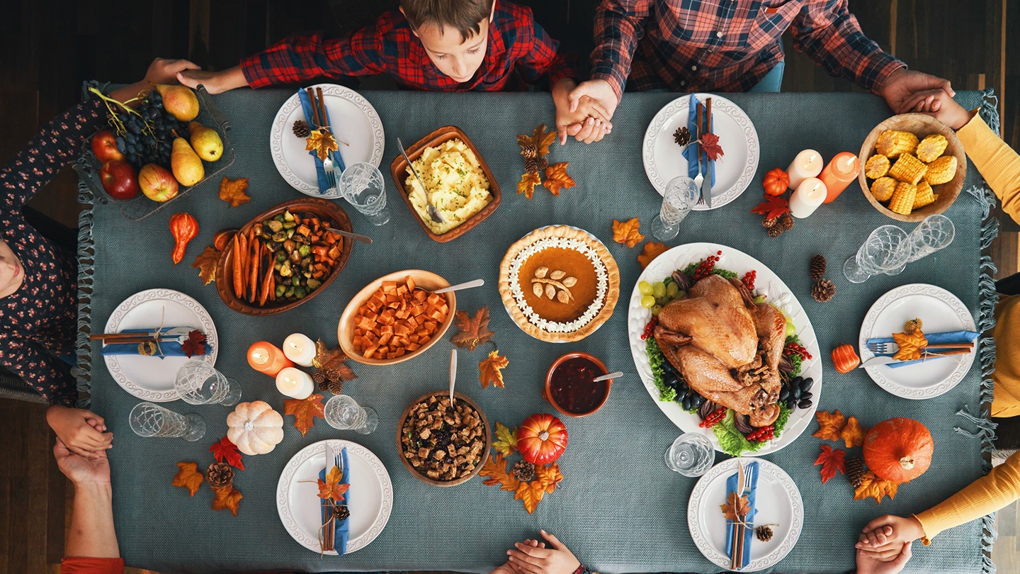 Thanksgiving spread