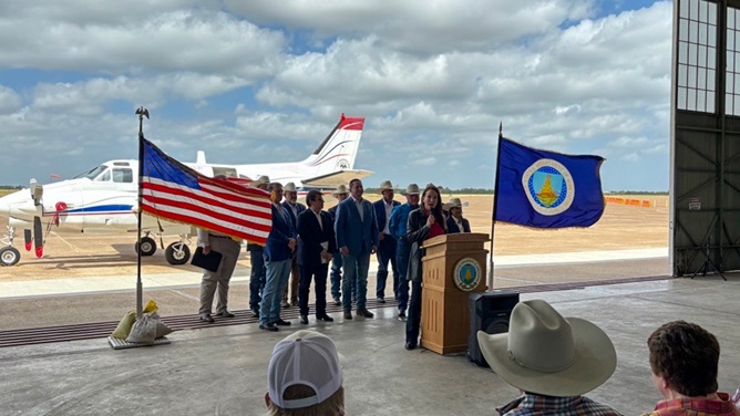 U.S. Secretary of Agriculture Brooke L. Rollins this morning launched an $8.5 million sterile New World screwworm (NWS) fly dispersal facility in South Texas