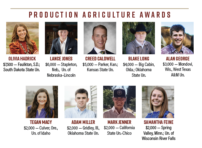 Production Agriculture Awards