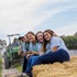 Group of NJAA members on a hay bale ride at LEAD 2022.