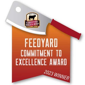 CAB Feedyard Commitment to Excellence Award 2023 Winner