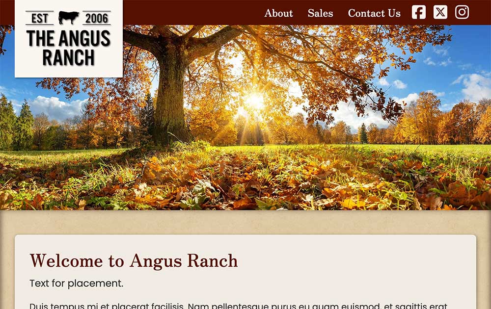 Johnson website theme thumbnail