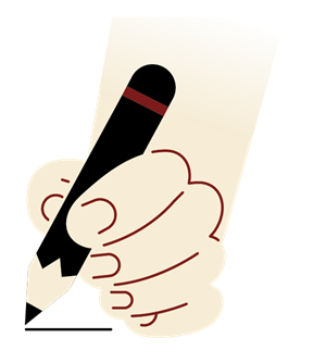 graphic hand writing