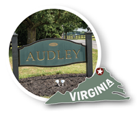 Audley farm sign